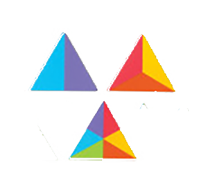 Triangles: 1/2, 1/3, 1/6